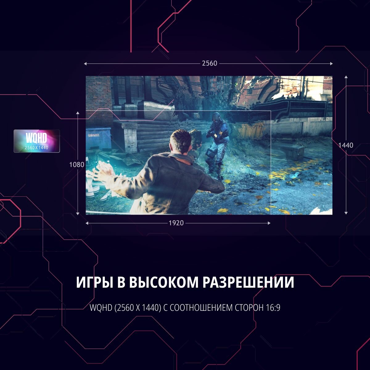 27" Монитор Acer VG270UEbmiipx, IPS, 2560x1440, 100 Гц