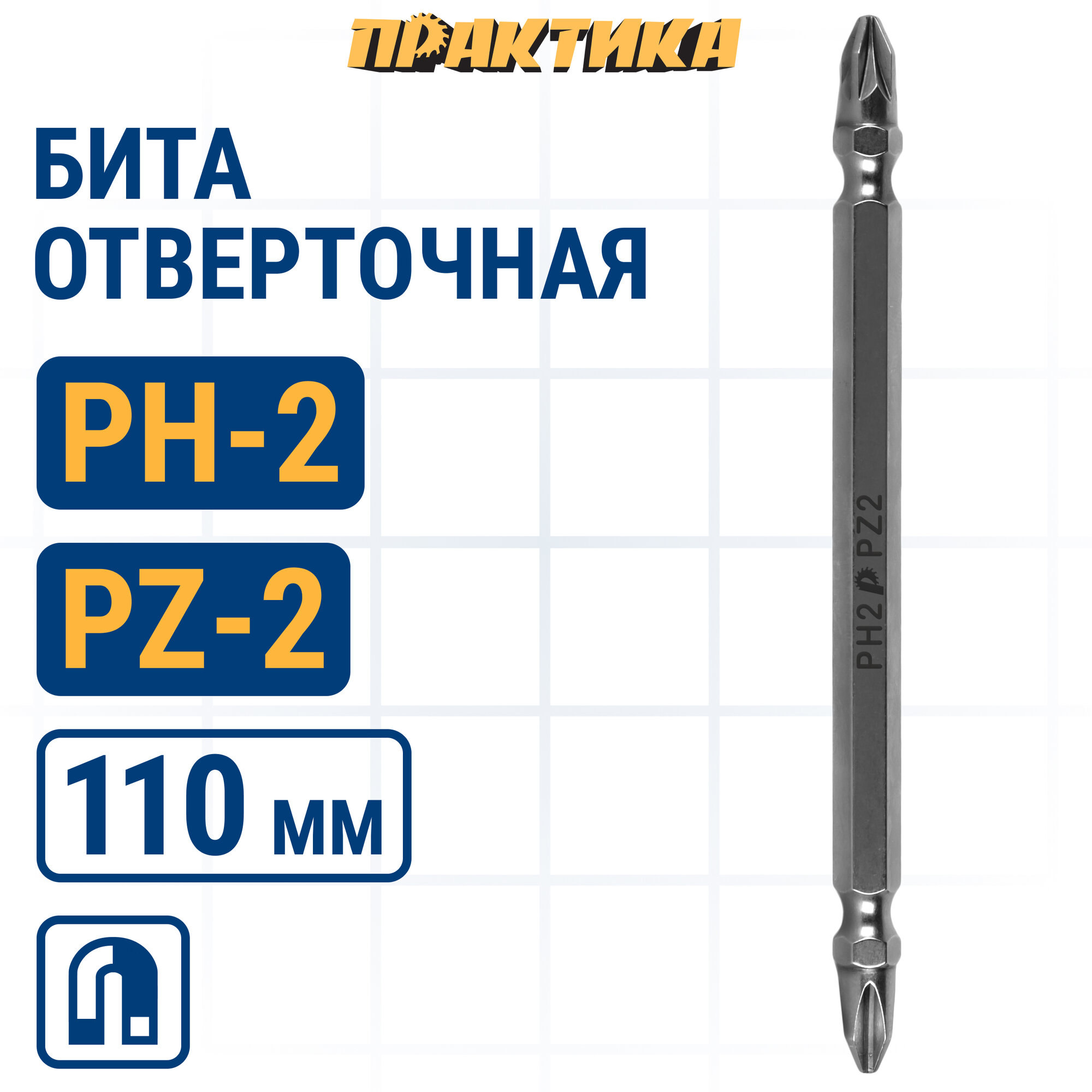 Бита отверточная ПРАКТИКА 