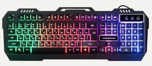 Изображение товара Игровая клавиатура проводная Nakatomi KG-35U, черный