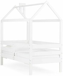 Кровать Askona kids (Аскона) Neo (Нео) высокий домик, белый 80х160