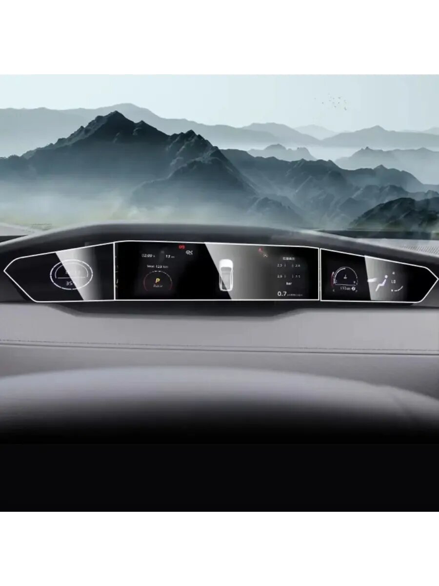 Комплект защитных стекол для Changan Uni-V2023-2024 г. в