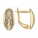 Серьги Diamant online, красное золото, 585 проба