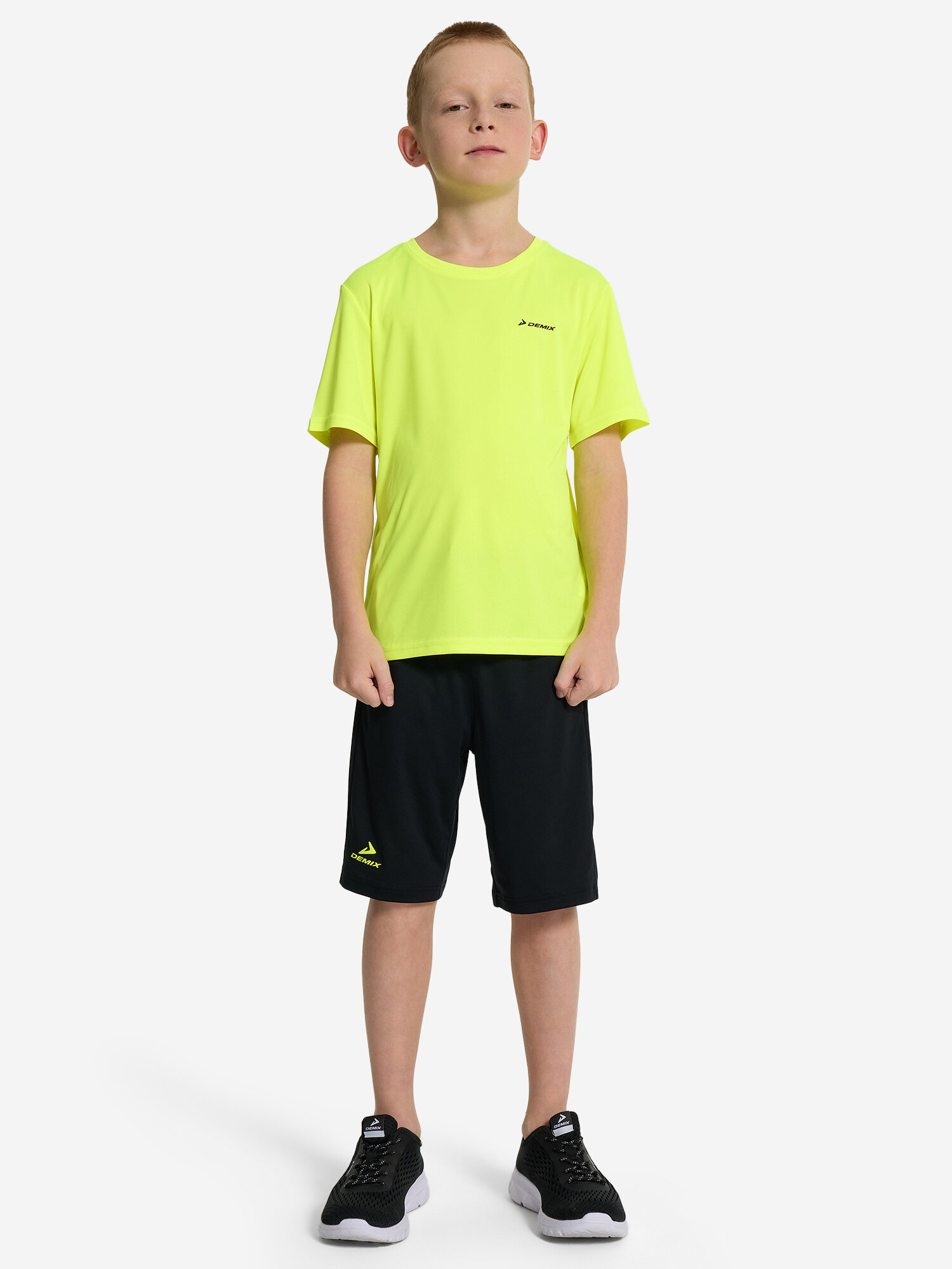 Шорты спортивные Demix, размер 164-170, черный — фото 1