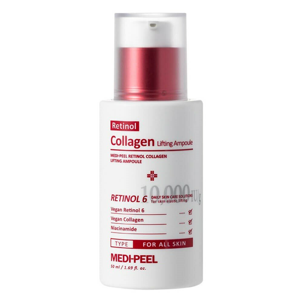 Инкапсулированная лифтинг-ампула с ретинолом MEDI-PEEL Retinol Collagen Lifting Ampoule, 50 мл