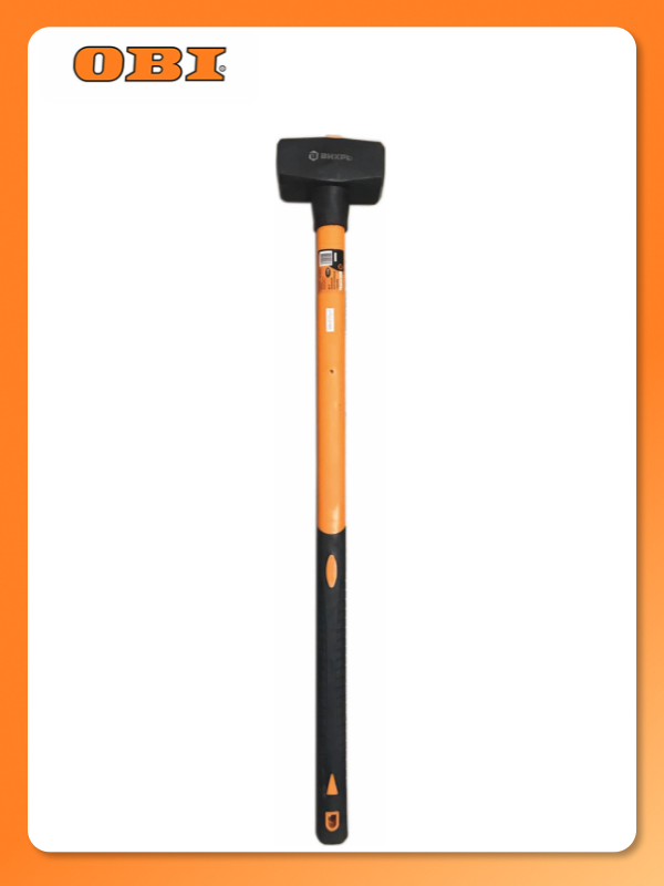 Кувалда вихрь 73/6/1/7 с фиберглассовой ручкой тупоносая квадратная 5000г