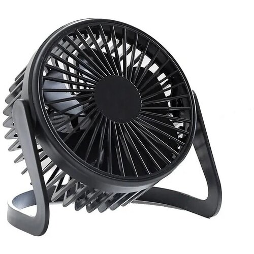 Вентилятор настольный офисный с наклоном работает от USB цвет черный 45000₽