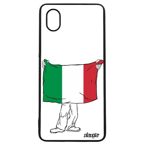 фото Чехол на мобильный samsung galaxy a01, "флаг италии с руками" страна государственный utaupia