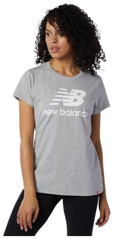 Футболка New Balance, размер XS, серый