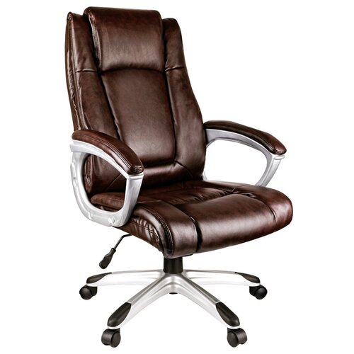 фото Компьютерное кресло helmi hl-e09 capital для руководителя, обивка: искусственная кожа, цвет: коричневый