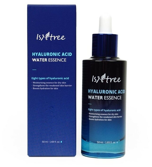 IsNtree Hyaluronic Acid Water Essence Увлажняющая эссенция с якорной гиалуроновой кислотой для лица, 50 мл