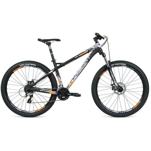 Велосипед горный 1432 29 (29 16 ск. рост. L) 2023, черный-мат/темно-серый-мат