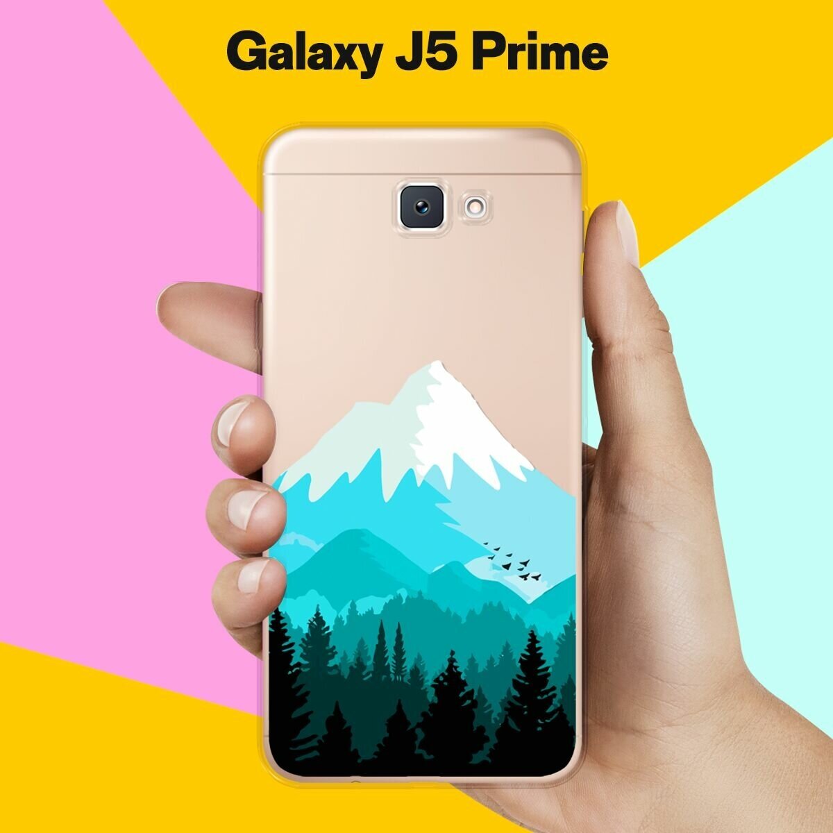 Силиконовый чехол на Samsung Galaxy J6+ Снежная гора / для Самсунг Галакси Джей 6 Плюс 2018