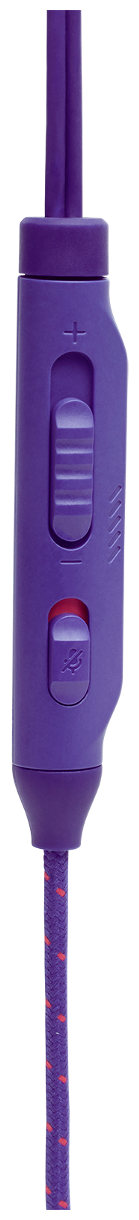 Гарнитура игровая JBL Quantum 50, для ПК и игровых консолей, вкладыши, фиолетовый [jblquantum50pur] - фото №2