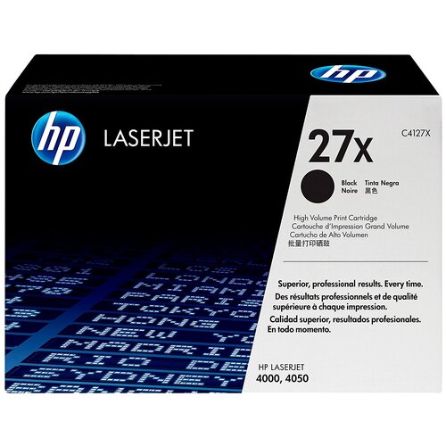 Картридж HP C4127X, 10000 стр, черный картридж c4127x 27x black для принтера hp laserjet 4050 4050 n