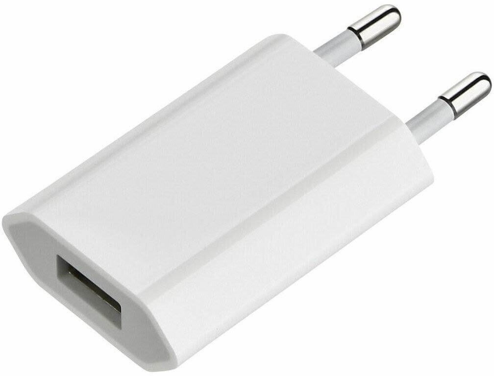 Зарядка для Iphone 1 шт. / Блок питания для телефона USB 5W белый — фото 4