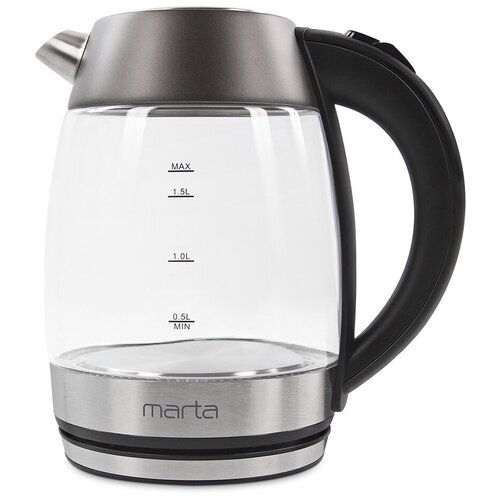 Чайник MARTA MT-4563 серый жемчуг