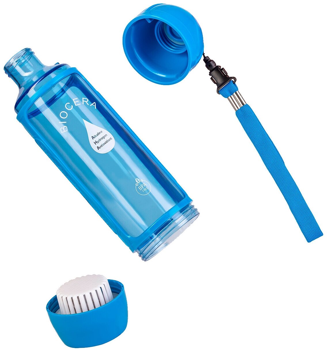 Ионизатор Biocera A.H.A Water Bottle blue - фотография № 3