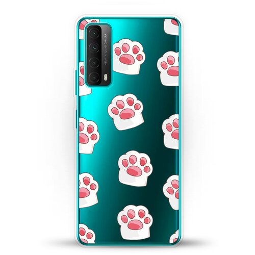 фото Силиконовый чехол лапки на huawei p smart 2021 andy & paul