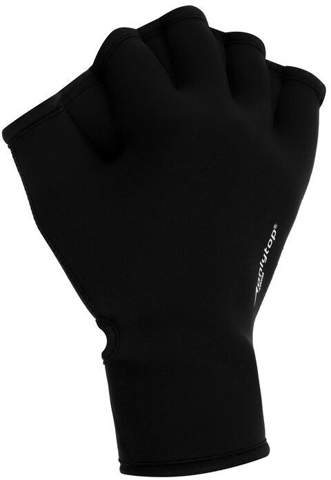 Перчатки для плавания ONLYTOP, неопрен, 2.5 мм, р. S, цвет чёрный