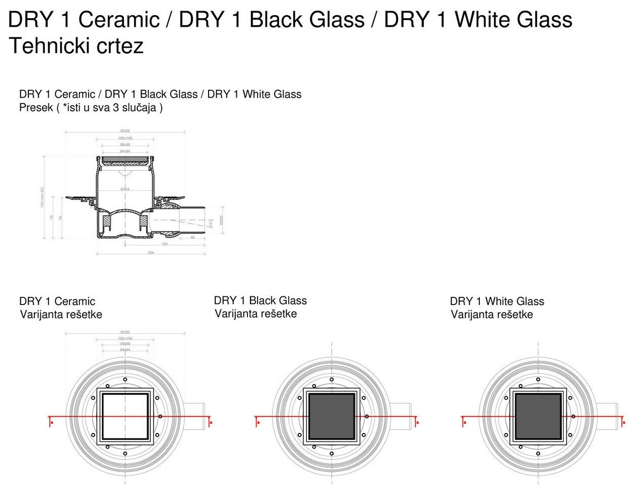 Трап для душа Pestan Confluo Standard Dry 1 Ceramic 13000107 - фотография № 14