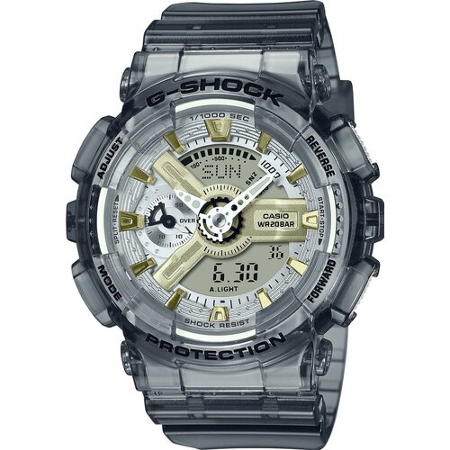 Наручные часы CASIO, серый, серебряный наручные часы casio g shock gma s110gs 8a серый серебряный
