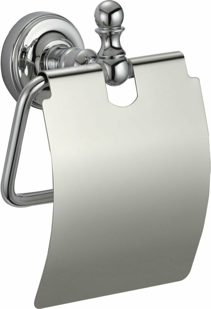 Настенный держатель туалетной бумаги с крышкой GANZER (GZ31030) латунь, хром - фотография № 9
