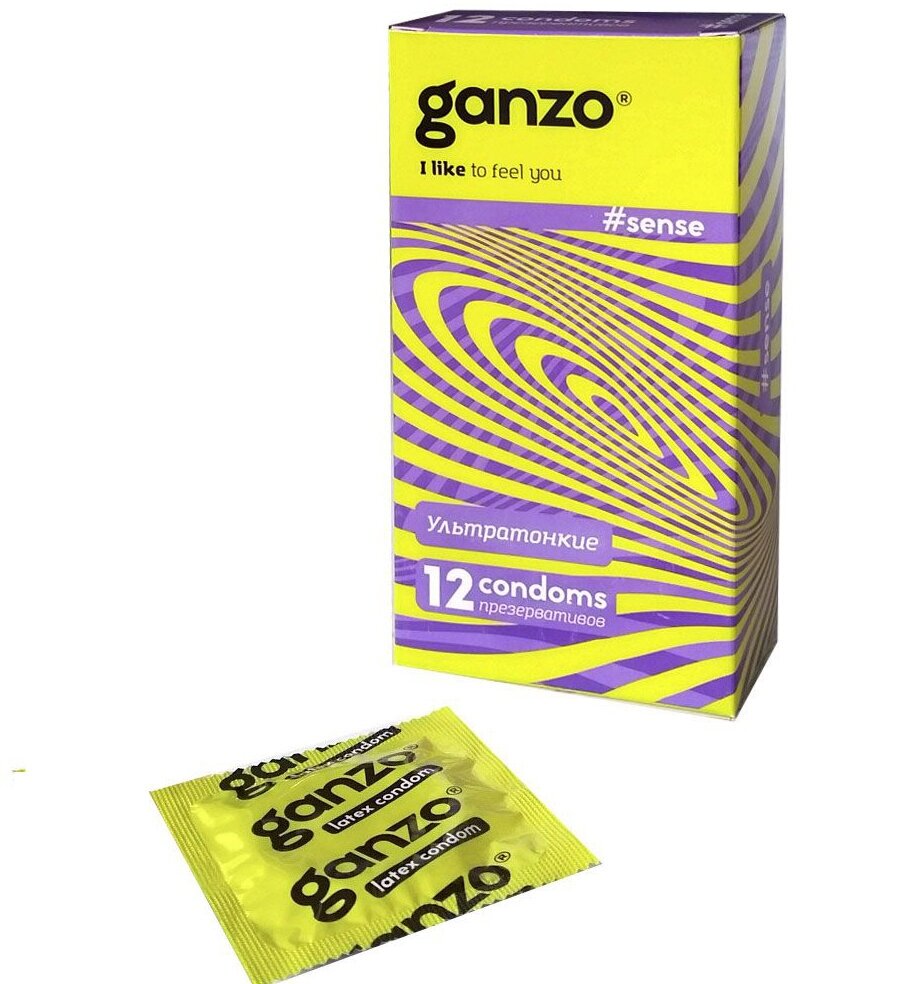 Презервативы Ганзо Sense тонкие 12 шт