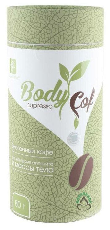 Порошок Сашера-Мед BodyCof supresso биогенный кофе, 80 г, 5 мл