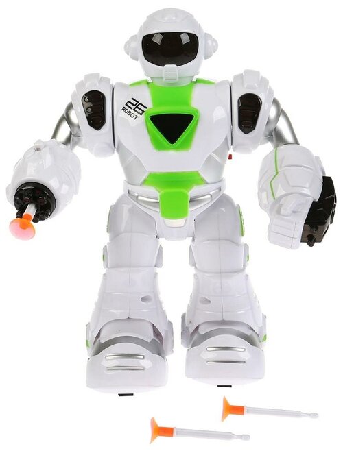 Робот Технодрайв Мегабот 1811B234-R, белый/черный/зеленый