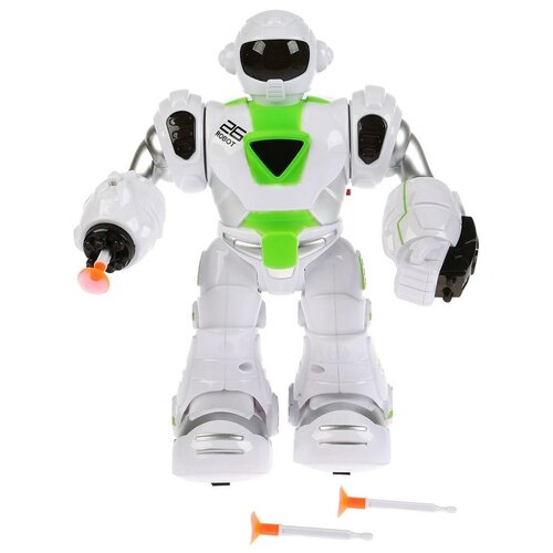 робот технодрайв мегабот b1630014 r белый Робот Технодрайв Мегабот 1811B234-R, белый/черный/зеленый