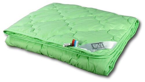 Одеяло AlViTek Бамбук, всесезонное, 172 х 205 см, зеленый
