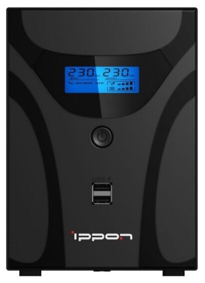 Источник бесперебойного питания Ippon Smart Power Pro II 1600 960Вт 1600ВА черный