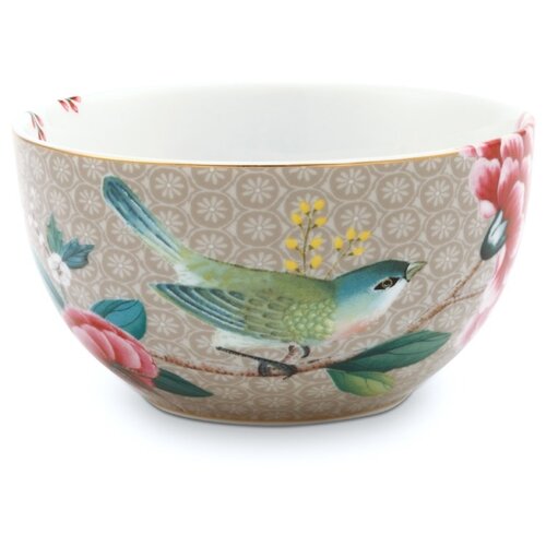 фото Набор из 2-х пиал pip studio khaki blushing birds, д.12 см, 51.003.123