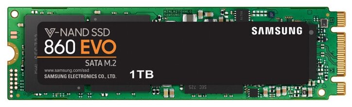   SSD M.2 Samsung 860 Evo 1Tb ((MZ-N6E1T0BW)