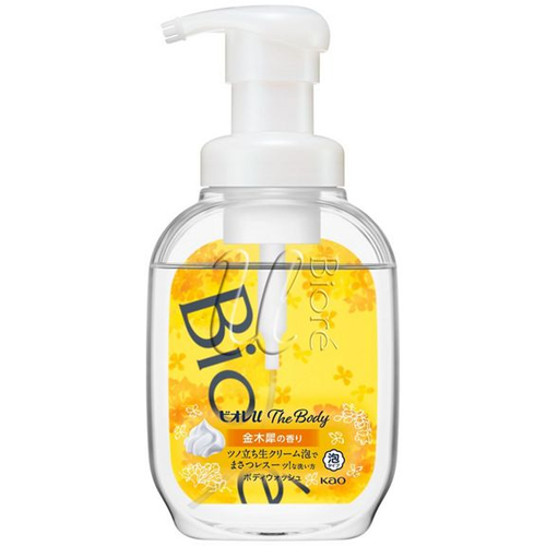 Kao Biore u The Body Foam Osmanthus Мыло-пенка для душа с ароматом Османтуса 540 мл пена для душа kao biore u для глубокого очищения с ароматом трав 540 мл