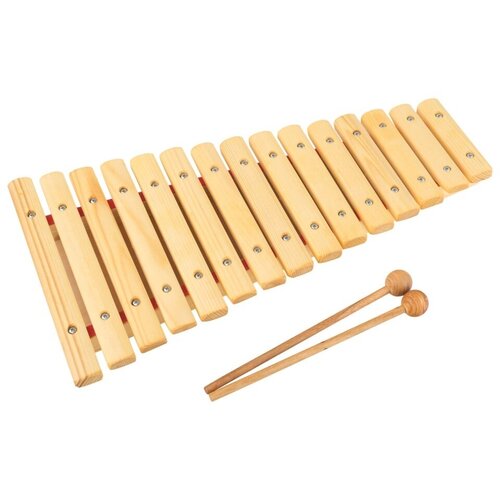 MD-KS-15P Ксилофон 15 нот, с резонатором, До, тонировка, Музыка Детям