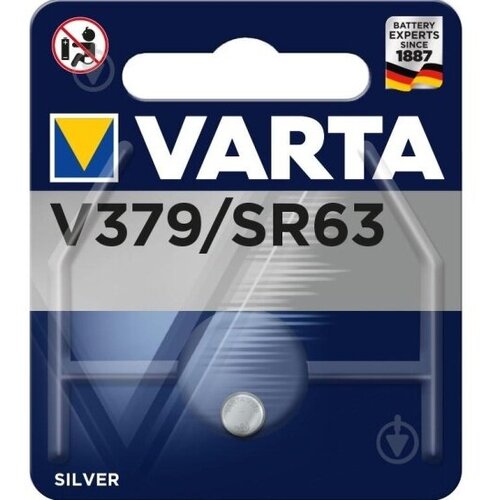 ABC Батарейка Varta 379 1.55В SR521SW (1шт./уп.) (ret)