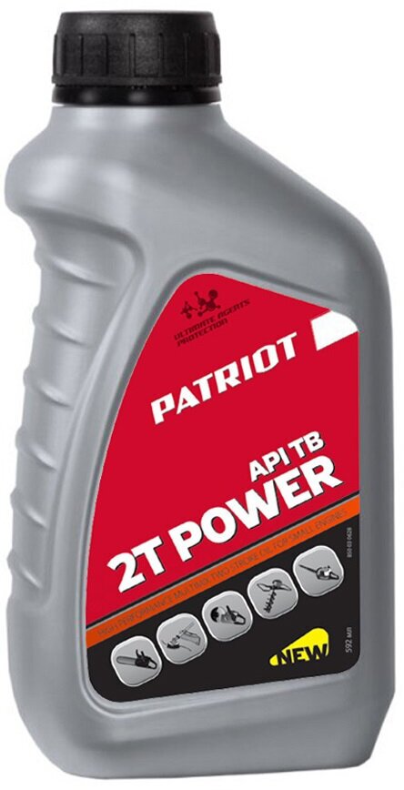 Масло для 2-тактных двигателей Patriot Power Active 2T минеральное 0,592 л (850030628)