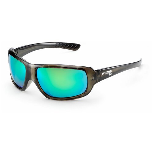 фото Солнцезащитные очки lip sunglasses, прямоугольные, спортивные, ударопрочные, поляризационные, с защитой от уф, устойчивые к появлению царапин, коричневый