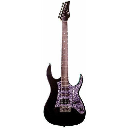 nf guitars gr 22 l g3 bk электрогитара superstrat hss цвет черный NF Guitars GR-22 (L-G3) BK электрогитара, форма корпуса RG-type, цвет черный