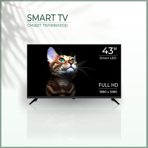 Смарт телевизор с Wi-Fi Smart TV c голосовым поиском 43 1999900₽
