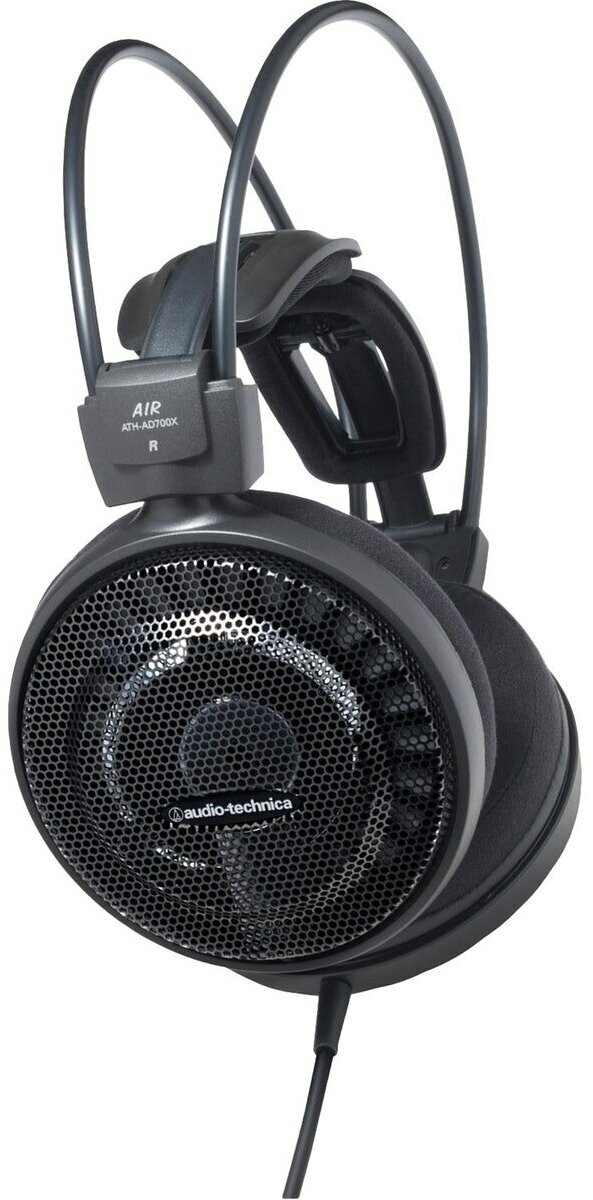 Наушники AUDIO-TECHNICA ATH-AD700X, 3.5 мм/6.3 мм, мониторные, черный [15116271] - фото №6