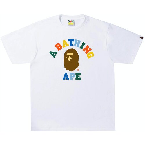 Футболка A BATHING APE, хлопок, размер L, белый