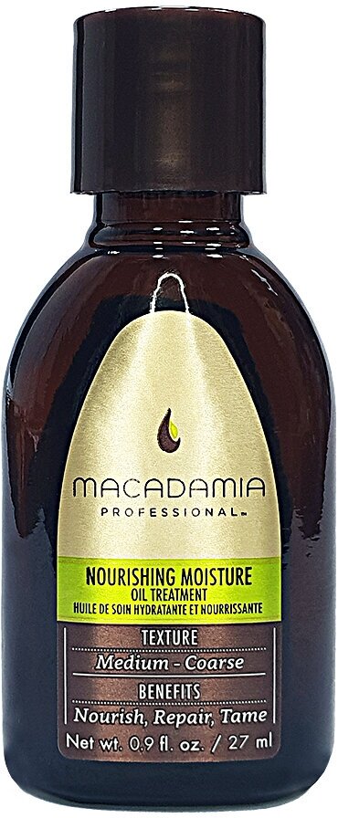 MACADAMIA PROFESSIONAL Уход восстанавливающий с маслом арганы и макадамии / Nourishing Moisture oil Treatment 27 мл