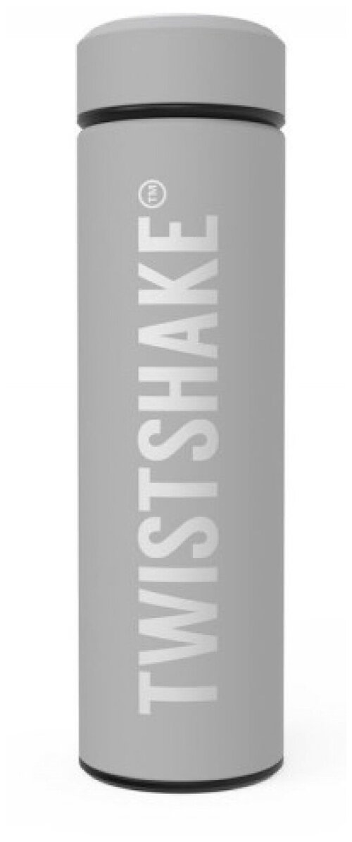 Классический термос Twistshake Pastel, 0.42 л, светло-серый
