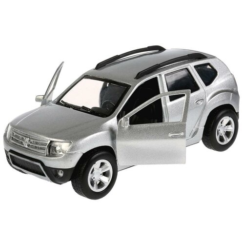 Внедорожник ТЕХНОПАРК Renault Duster 1:32, 12 см, серебристый