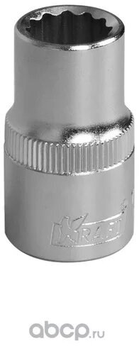 Головка торцевая 1/2Dr 12 мм 12 граней KRAFT KT700345