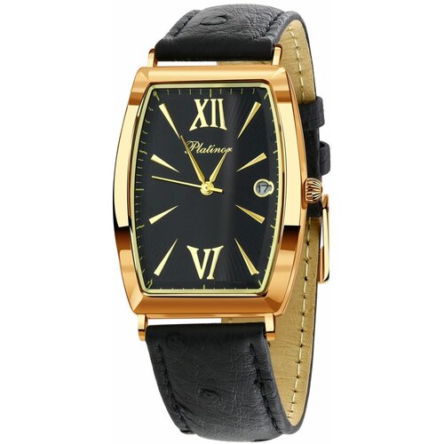 platinor женские золотые часы любава арт 98356 111 Наручные часы, золото, черный