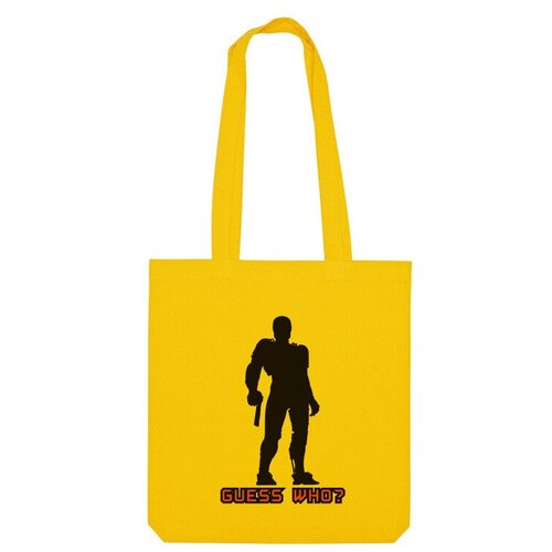 Сумка шоппер Us Basic, желтый сумка guess who угадай кто голубой