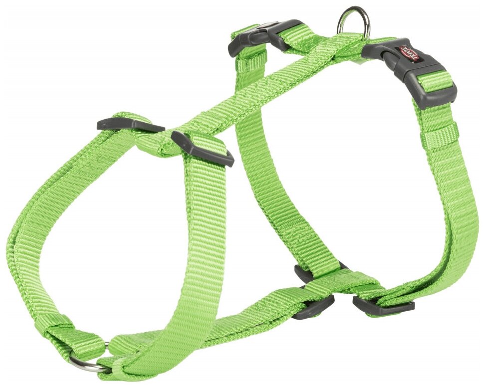 Шлейка для собак Trixie Premium H-Harness, размер S-M, размер 42х60/1.5см., яблоко